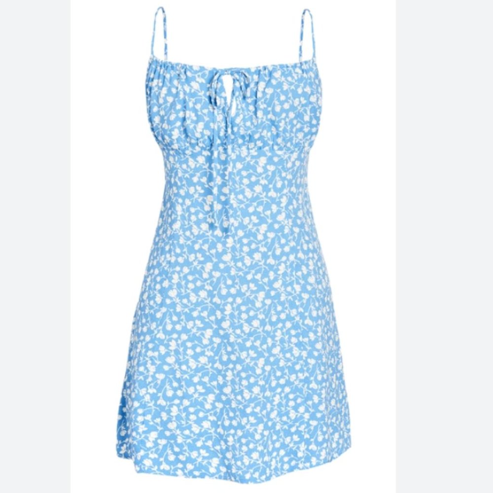 REFORMATION Cashio Slip Keyhole Dress In Marie (size 4)